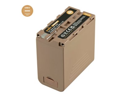 Baterie Jupio NP-F970 *ULTRA C* 10050mAh s USB-C vstupem pro nabíjení