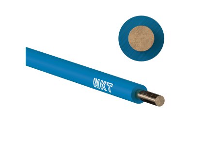 Vodič H07V-U 4 světle modrý (CY)