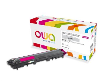 OWA Armor toner pro BROTHER HL 3140, 3150, 3170, MFC 9130 9330,9340,2200 Stran,TN245M, červená/magenta (TN-245M/TN-246M)