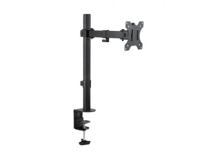 SBOX LCD-351/1 otočný stolní držák s ramenem a náklonem pro LCD 13-27" (33-69cm), do 8kg, VESA od 75x75 do 100x100, černý (revolving desktop stand with tilt and arm)