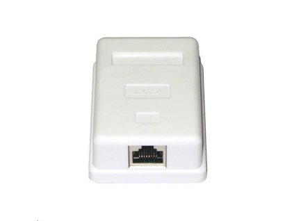 Zásuvka STP 1x RJ45 Cat5E, blok 110, na omítku