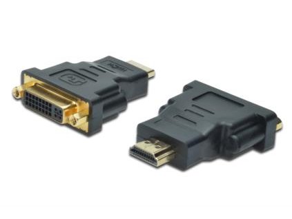 Digitus adaptér HDMI A samec / DVI(24+5) samice, černo/šedý