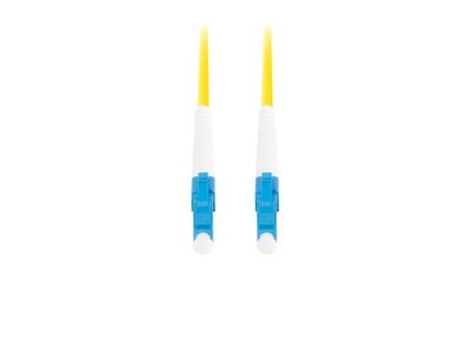 LANBERG optický patch cord SM LC/UPC-LC/UPC simplex 10m LSZH G657A1 průměr 3mm, barva žlutá