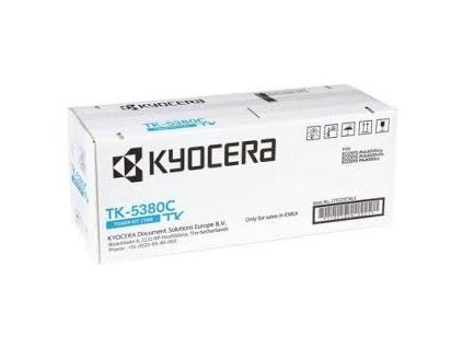 Kyocera toner TK-5380C cyan na 10 000 A4 (při 5% pokrytí), pro PA4000cx, MA4000cix/cifx