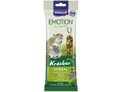 Vitakraft EMOTION® Kräcker Herbal malí hlodavci 3x25g