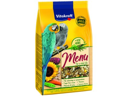 Vitakraft MENU velký papoušek 1 kg