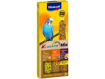 Vitakraft KRÄCKER® MIX ANDULKA  vejce & meruňka & med 3x30g