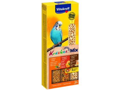Vitakraft KRÄCKER® MIX ANDULKA med & pomeranč & popkorn 3x30g