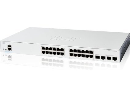 Cisco Catalyst switch C1200-24T-4X (24xGbE,4xSFP+,fanless) - REFRESH