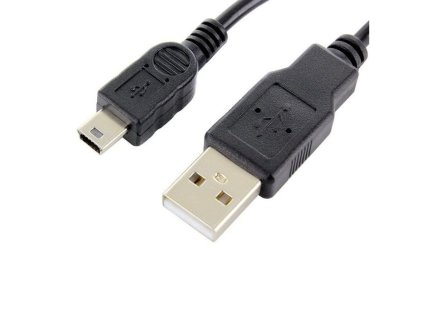 Datový kabel Forever USB/miniUSB 1m 1A černý