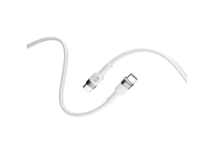 Datový kabel Forever Flexible USB-C/USB-C 1m 60W bílý