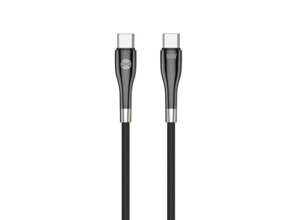Datový kabel Forever USB-C/USB-C 1m 60W černý