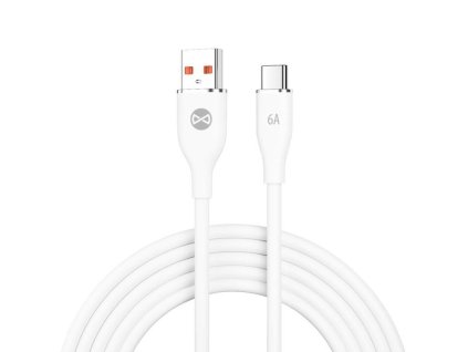 Datový kabel Forever USB/USB-C 1m 66W bílý