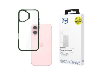 3mk ochranný kryt Satin Armor Case+ Green pro Apple iPhone 16