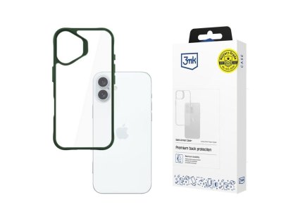 3mk ochranný kryt Satin Armor Case+ Green pro Apple iPhone 16 Plus