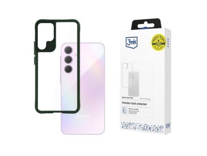 3mk ochranný kryt Satin Armor Case+ Green pro Samsung Galaxy A35 5G