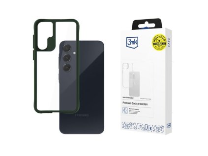 3mk ochranný kryt Satin Armor Case+ Green pro Samsung Galaxy A55 5G