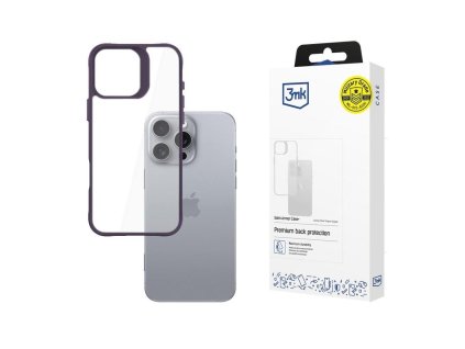 3mk ochranný kryt Satin Armor Case+ Purple pro Apple iPhone 16 Pro Max