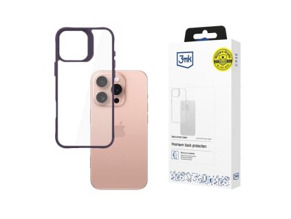 3mk ochranný kryt Satin Armor Case+ Purple pro Apple iPhone 16 Pro