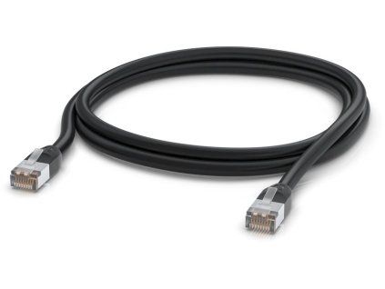 Patch kabel Ubiquiti UACC-Cable-Patch-Outdoor-2M-BK Venkovní UniFi, 2m, Cat5e, černý