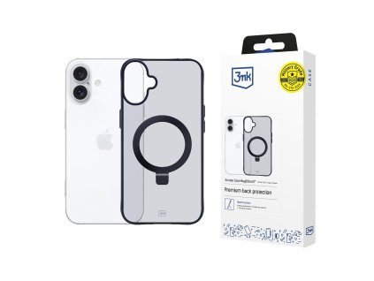 3mk ochranný kryt Smoke Case Mag&Stand pro Apple iPhone 16