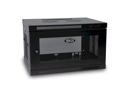 Skříň SmartRack 6U, Š=600mm, Hl=450mm, hloubka pro přepínače, montáž na stěnu