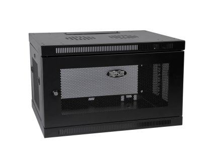 Skříň SmartRack 6U, Mini Rack, Š=600mm, Hl=550mm, hloubka pro přepínače, montáž na stěnu