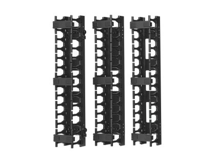 Kabelový manažer vertikální SmartRack 3 (7.62cm), kabelový kanál s výřezy pro kabely