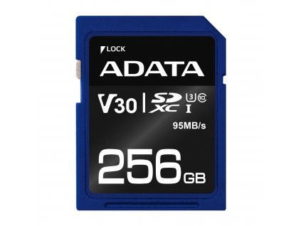 ADATA SDXC 256GB UHS-I U3 V30S 95/60MB/s