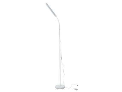 PLATINET stojací lampa SIGNUS 10W 84 LED 500 lumenů, bílá, Výška: 150 cm