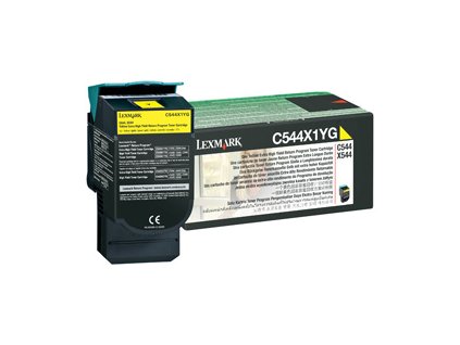 Lexmark C544, X544 4K Yellow Extra High Yield RP Toner Cartridge