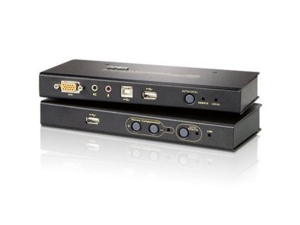 ATEN CE800B USB Extender s VGA/Audio Cat 5 s pamětí USB Flash (1024 x 768 na 250 m)