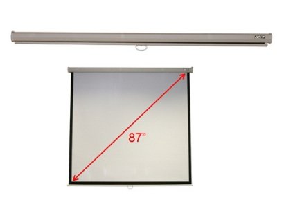 M87-S01MW Projection Screen 70"x70" (1/1) Wall & Ceiling Matt White Manual