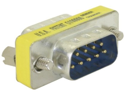 Delock Adaptér DB9 samec/samec