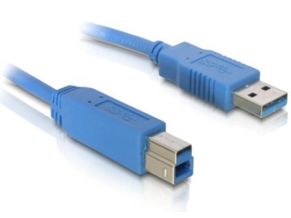 Delock USB 3.0 kabel A samec/ B samec délka 5 m