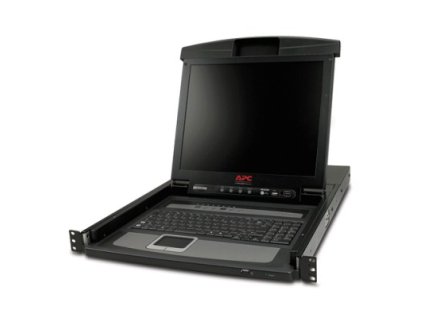 APC 17" Rack LCD Console with Integrated 16 Port Analog KVM Switch