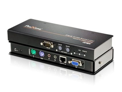 ATEN KVM CE-370 PS/2 VGA/Audio Cat 5 Extender KVM s funkcí Deskew (1280 x 1024 na 300 m)