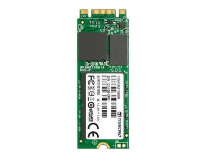 TRANSCEND MTS600 64GB SSD disk M.2 2260, SATA III (MLC), tray
