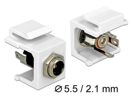 Delock Keystone modul DC 5.5 x 2.1 mm zdířka