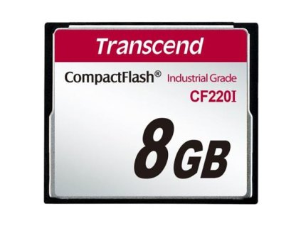Transcend 8GB INDUSTRIAL TEMP CF220I CF CARD (SLC) Fixed disk and UDMA5