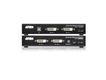 ATEN USB DVI Dual View HDBaseT 2.0 KVM Extender (1920 x 1200 na100 m nebo 150m)