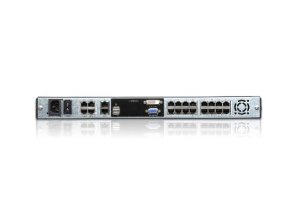 ATEN KL1116VN-AXA-AG 16-Port Cat 5 Dual Rail 19" LCD KVM over IP Switch with Virtual Media