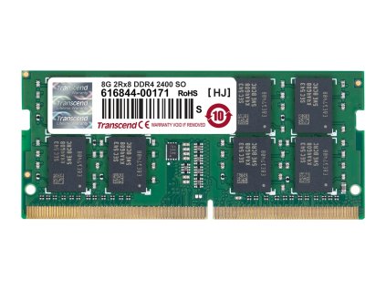 Transcend paměť 8GB SODIMM DDR4 2400 2Rx8 CL17