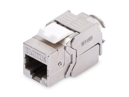 Digitus CAT 6A Keystone Jack, shielded,Re-embedded 500 MHz acc. ISO/IEC 11801:2002 AM2:2009/09, tool free connec., set 24 pcs