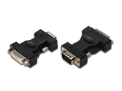 Digitus Adaptér DVI, DVI (24 + 5) - HD15 F / M, duální propojení DVI-I, bl