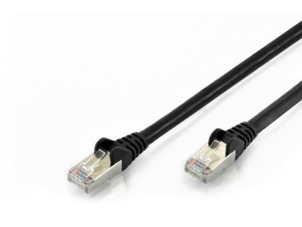 Ednet Patch kabel, CAT6, RJ45 samec/samec, 10,0 m, S-FTP, AWG 27/7, LSZH, černý