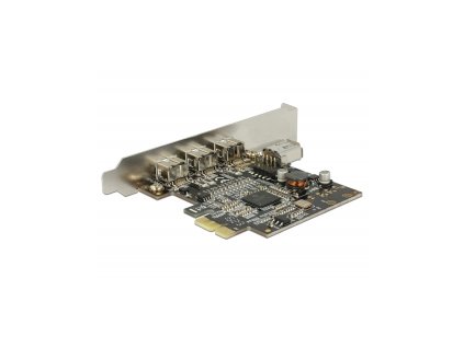 Delock PCI Express Karta > 3 x externí FireWire B + 1 x interní FireWire A
