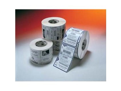 Zebra Label, Paper, 76.2x25.4mm; Thermal Transfer, Z-Select 2000T, Coated, Permanent Adhesive, 25mm Core, Perforation