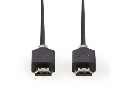 Nedis CVBW34000AT20 - Kabel High Speed HDMI™ s Ethernetem | Konektor HDMI™ - Konektor HDMI™ | 2 m | Antracit