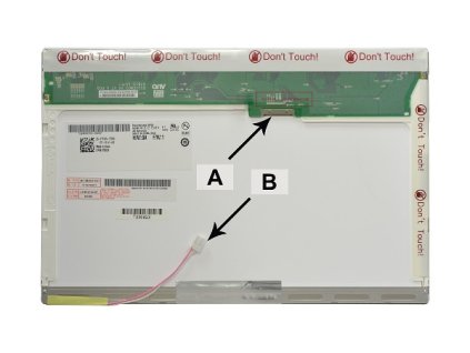 2-Power náhradní LCD panel pro notebook 12.1 WXGA 1280x800 CCFL1 lesklý 20pin